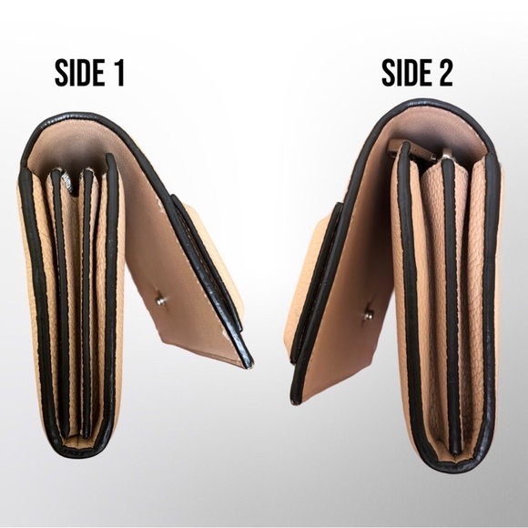 GIVENCHY Long Fold Over Leather Wallet Tan - Picture 8 of 15